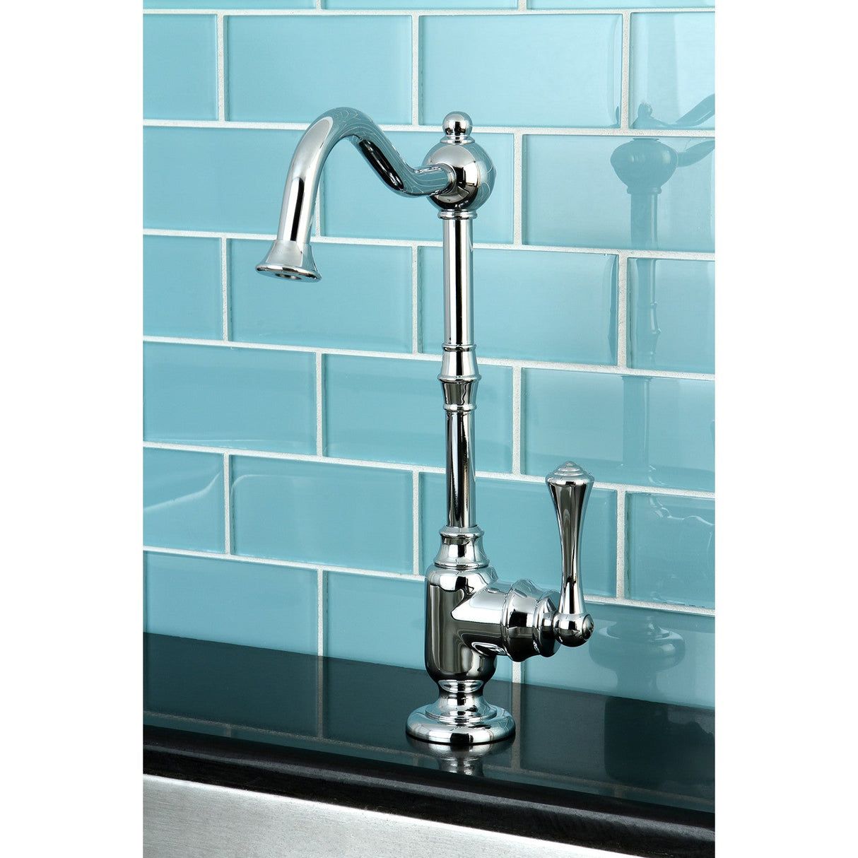 Vintage KS7391BL Single-Handle 1-Hole Deck Mount Water Filtration Faucet, Polished Chrome