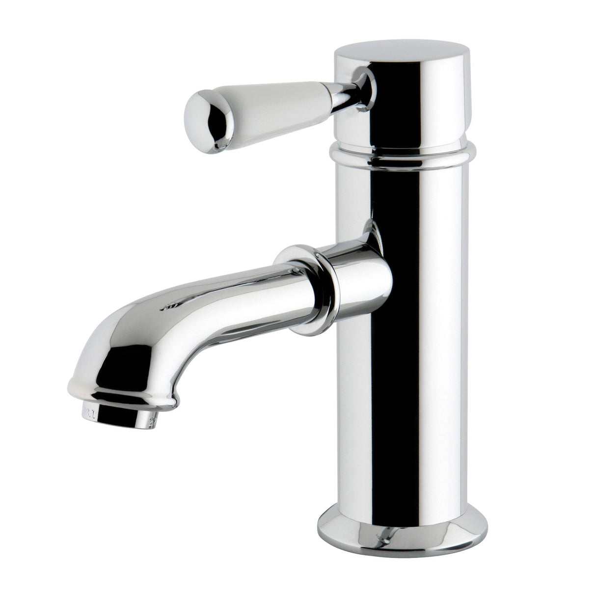 Paris KS7411DPL Single-Handle 1-Hole Deck Mount Bathroom Faucet with Brass Pop-Up, Polished Chrome