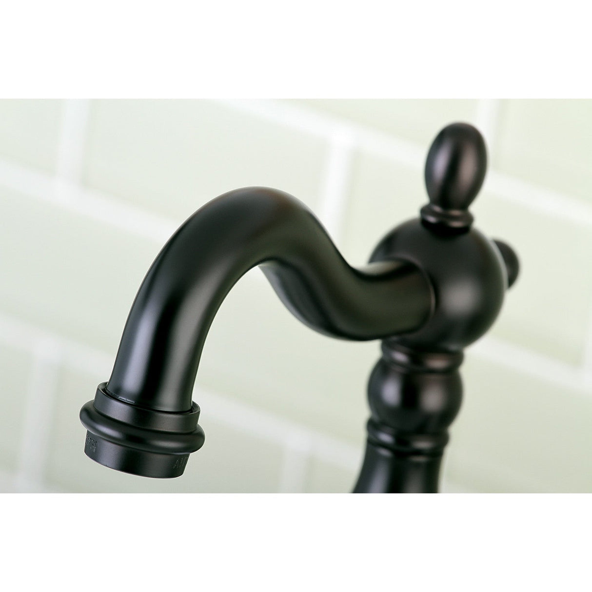 English Country KS7975AL Two-Handle 3-Hole Deck Mount Bridge Bathroom Faucet with Brass Pop-Up, Oil Rubbed Bronze