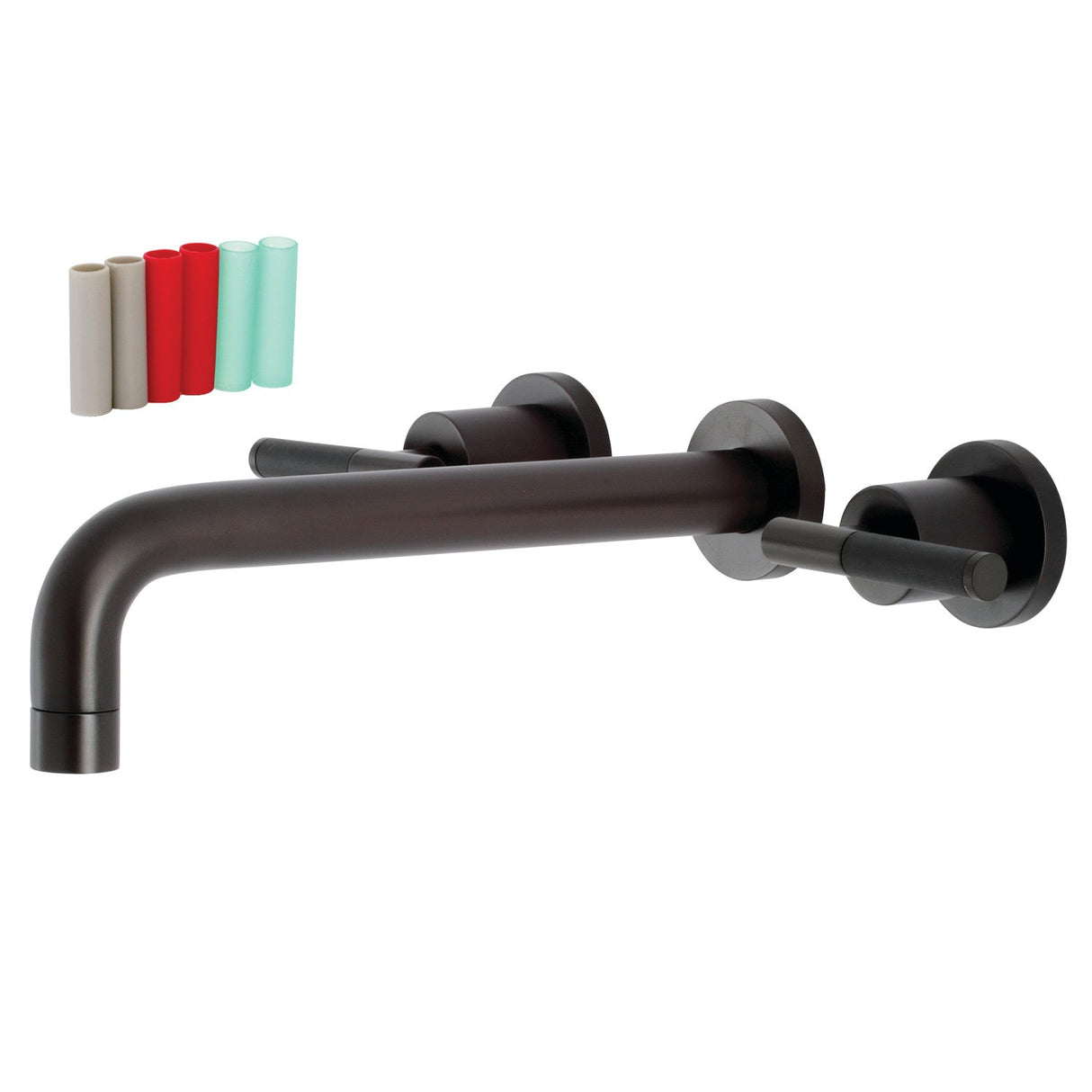 Kaiser KS8025CKL Two-Handle 3-Hole Wall Mount Roman Tub Faucet, Oil Rubbed Bronze