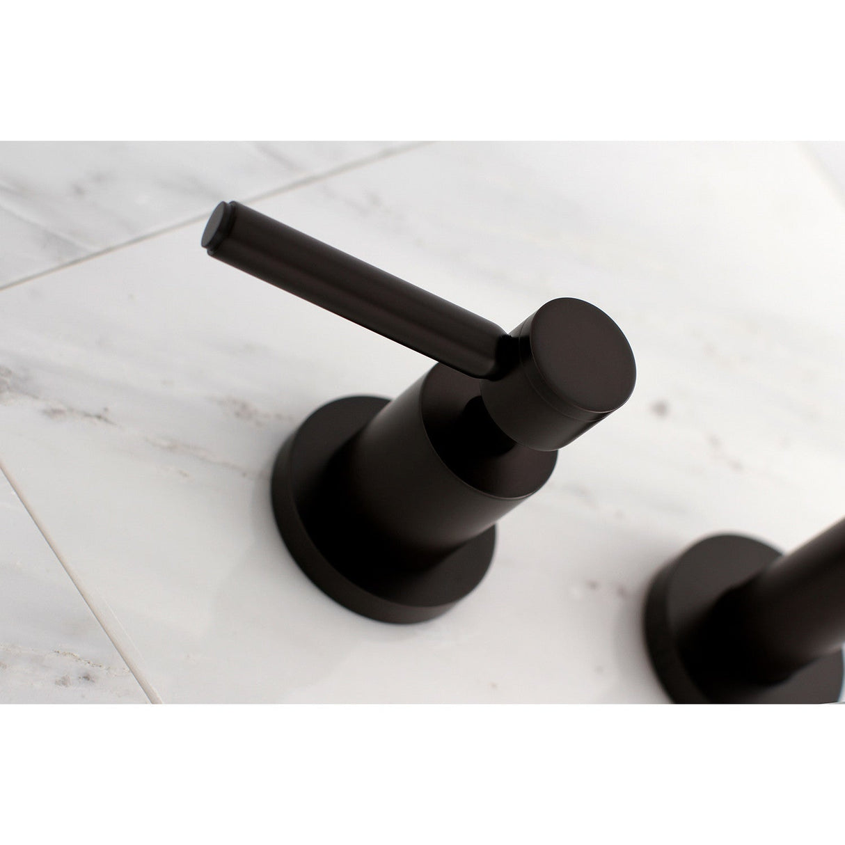 Concord KS8025DL Two-Handle 3-Hole Wall Mount Roman Tub Faucet, Oil Rubbed Bronze