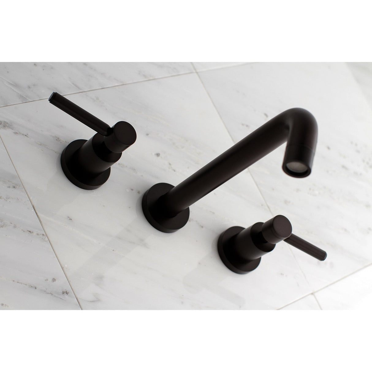 Concord KS8025DL Two-Handle 3-Hole Wall Mount Roman Tub Faucet, Oil Rubbed Bronze
