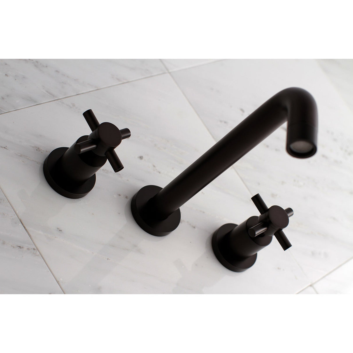Concord KS8025DX Two-Handle 3-Hole Wall Mount Roman Tub Faucet, Oil Rubbed Bronze