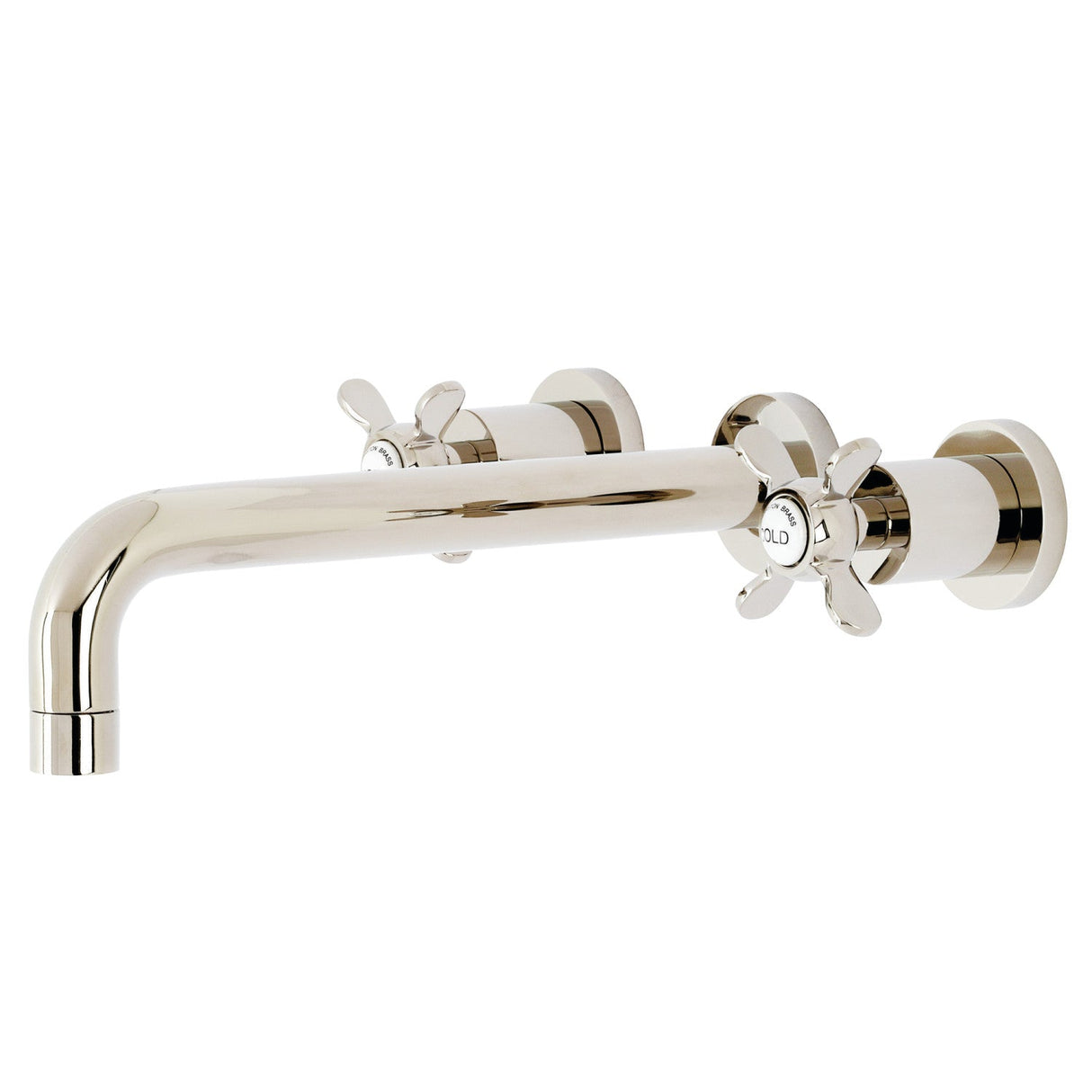 Essex KS8026BEX Two-Handle 3-Hole Wall Mount Roman Tub Faucet, Polished Nickel