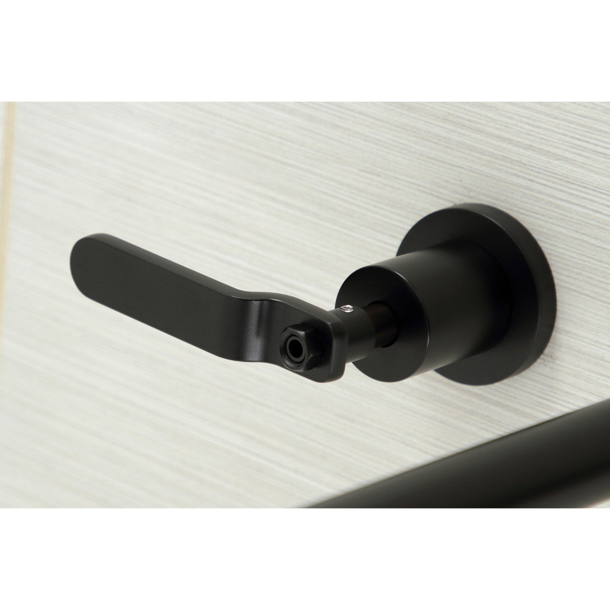 Whitaker KS8040KL Two-Handle 3-Hole Wall Mount Roman Tub Faucet, Matte Black