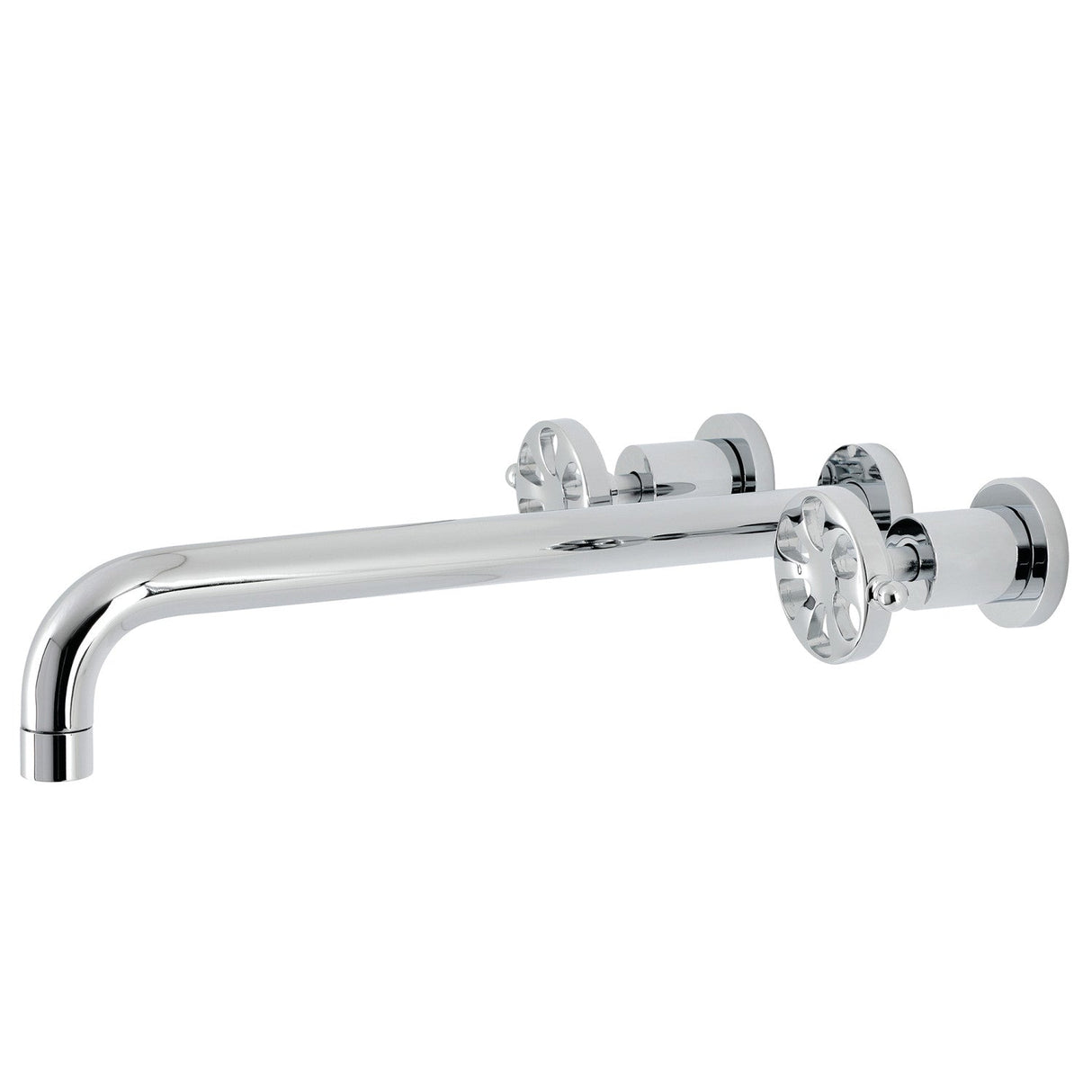 Belknap KS8041RX Two-Handle 3-Hole Wall Mount Roman Tub Faucet, Polished Chrome