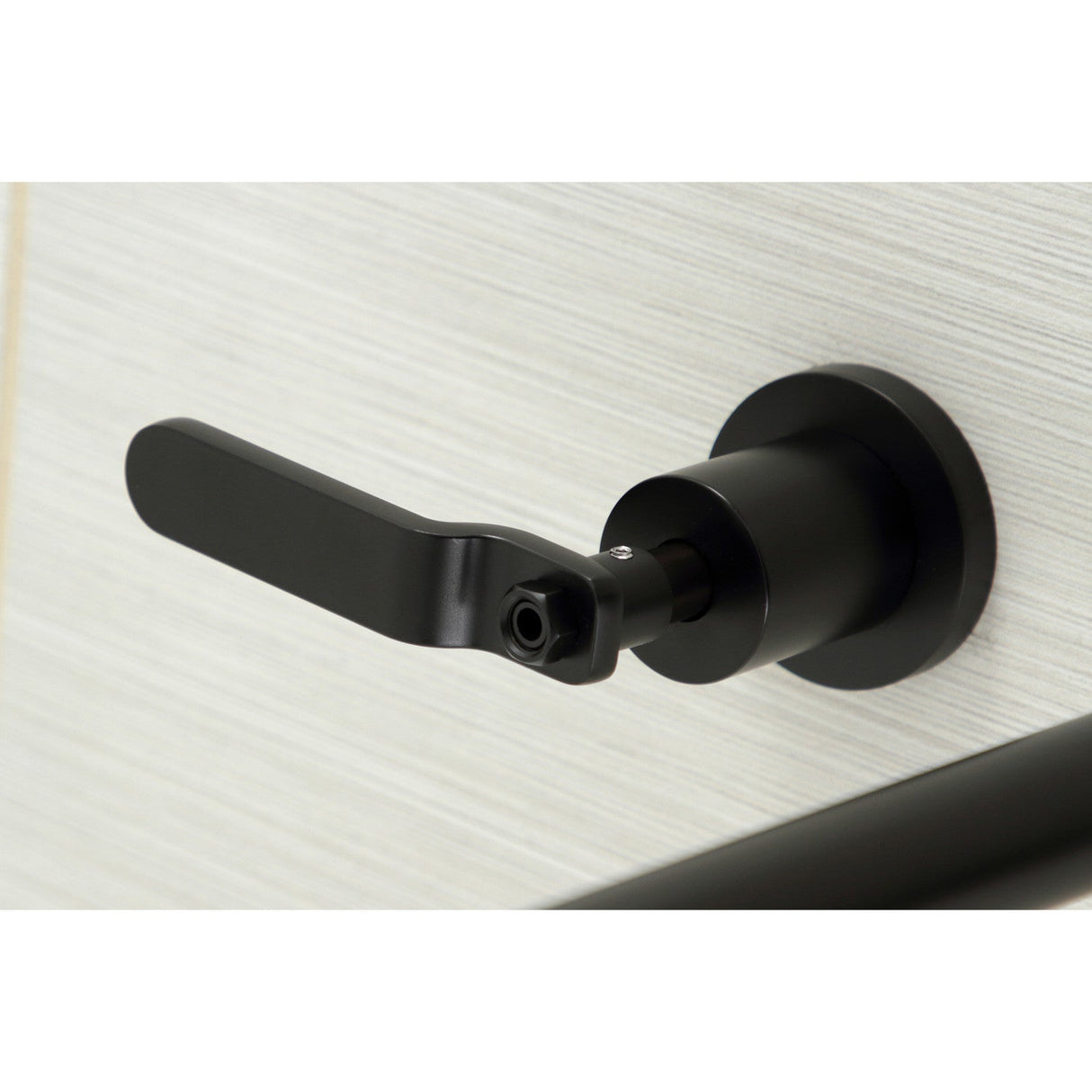 Whitaker KS8050KL Two-Handle 3-Hole Wall Mount Roman Tub Faucet, Matte Black