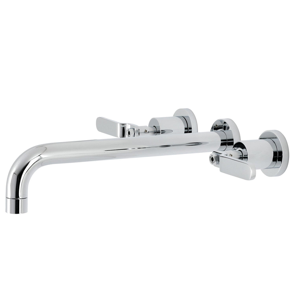 Whitaker KS8051KL Two-Handle 3-Hole Wall Mount Roman Tub Faucet, Polished Chrome