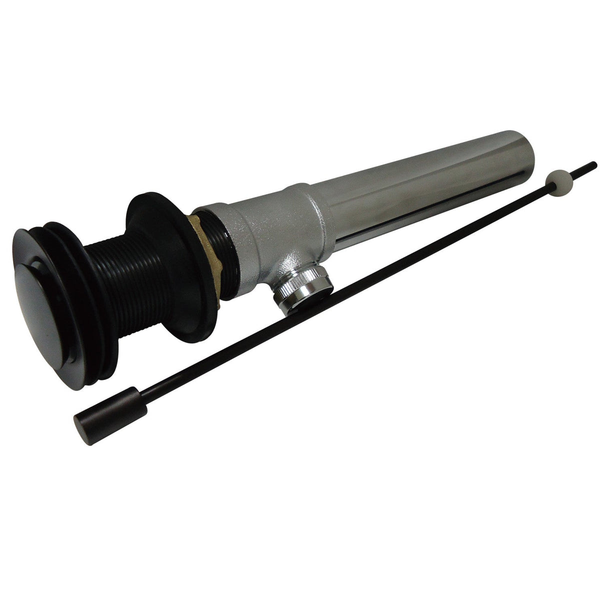 Concord KS8105 Brass Pop-Up Bathroom Sink Drain without Overflow, 22 Gauge, Oil Rubbed Bronze