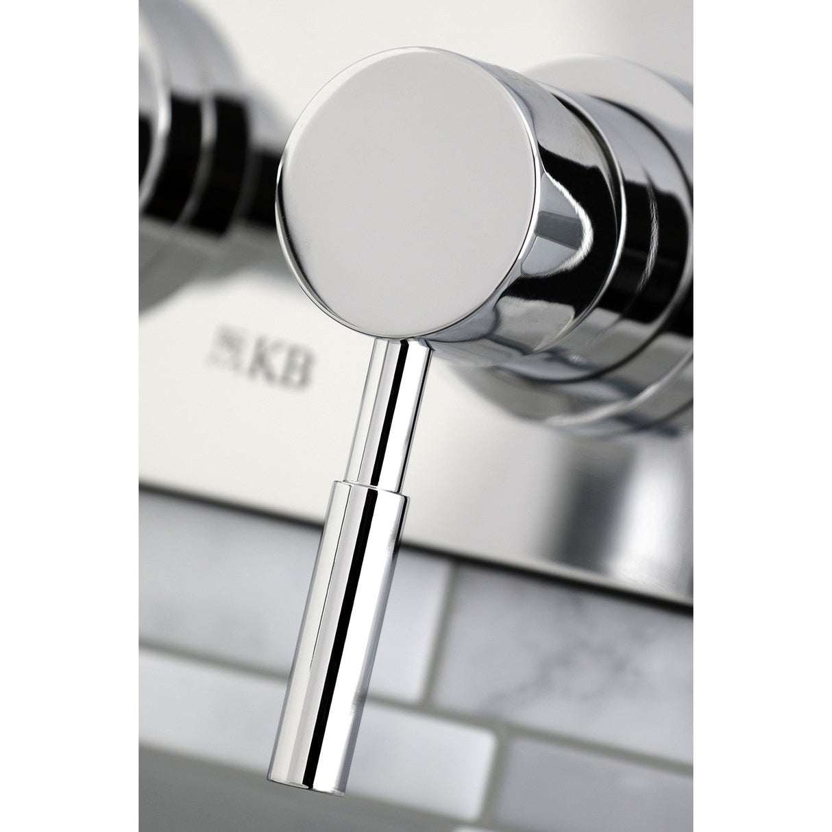 Concord KS8111DL Single-Handle 2-Hole Wall Mount Bathroom Faucet, Polished Chrome