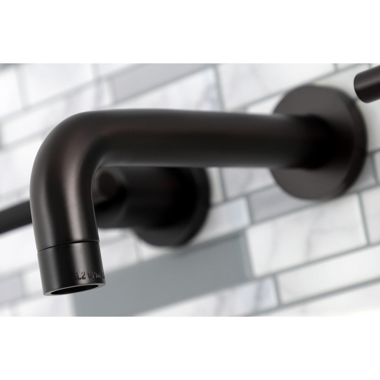 Kaiser KS8125CKL Two-Handle Wall Mount Bathroom Faucet, Oil Rubbed Bronze
