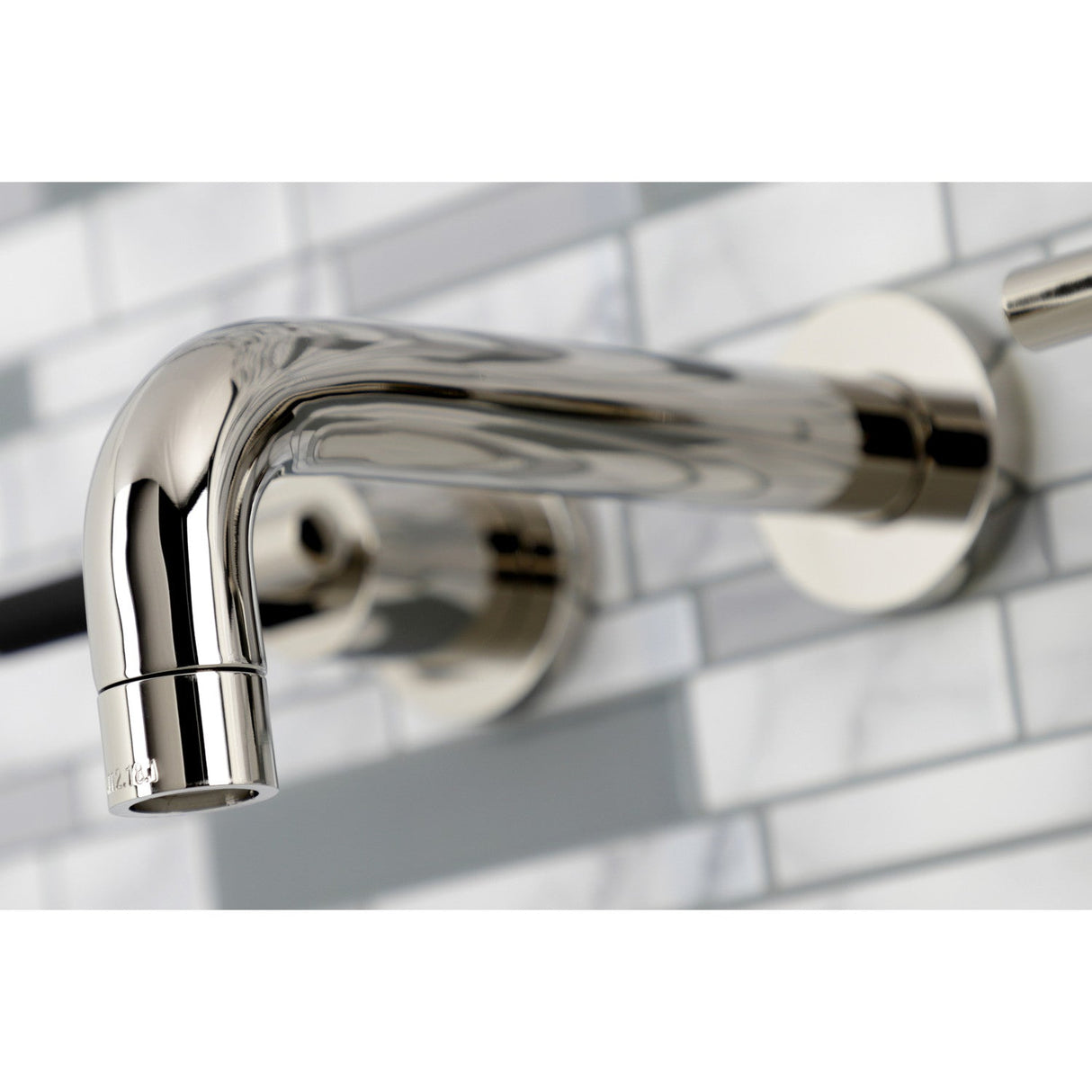Kaiser KS8126CKL Two-Handle Wall Mount Bathroom Faucet, Polished Nickel