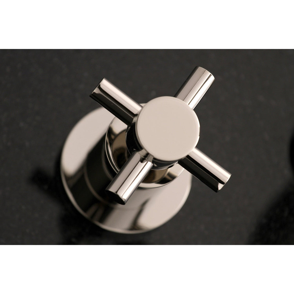 Concord KS8126DX Two-Handle 3-Hole Wall Mount Bathroom Faucet, Polished Nickel