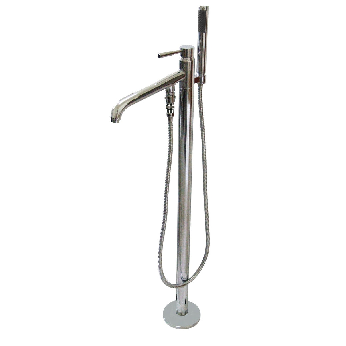 Concord KS8131DL Single-Handle 1-Hole Freestanding Tub Faucet with Hand Shower, Polished Chrome