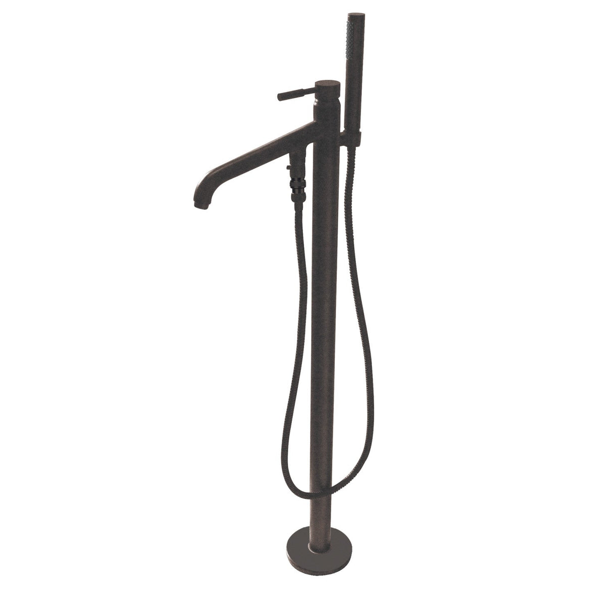 Concord KS8135DL Single-Handle 1-Hole Freestanding Tub Faucet with Hand Shower, Oil Rubbed Bronze