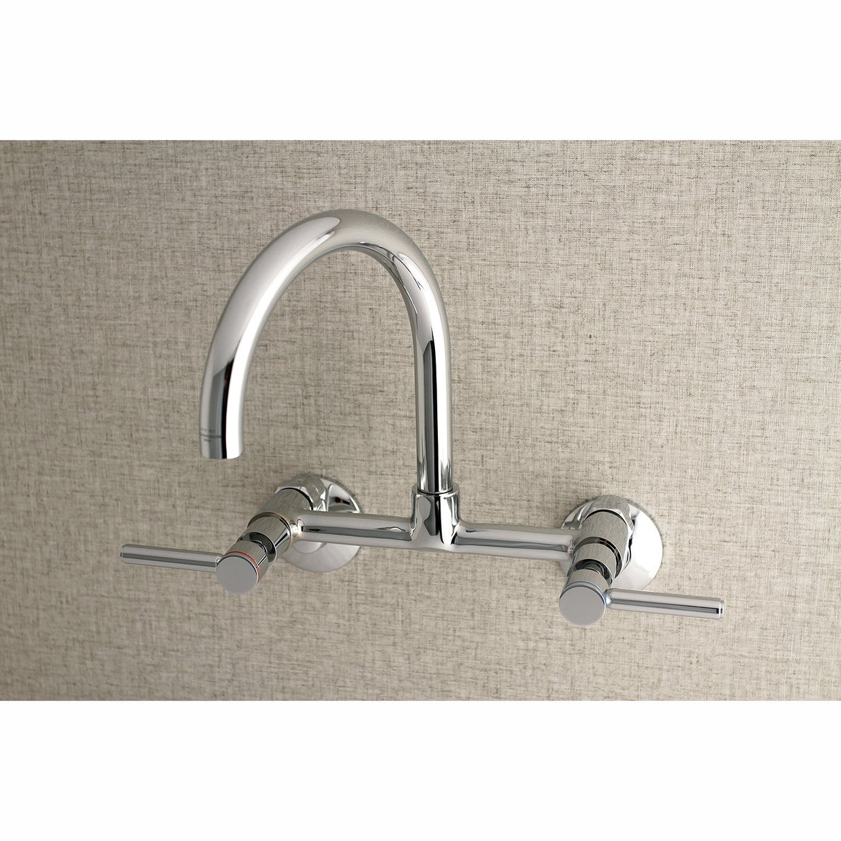 Concord KS814C Two-Handle 2-Hole Wall Mount Kitchen Faucet, Polished Chrome