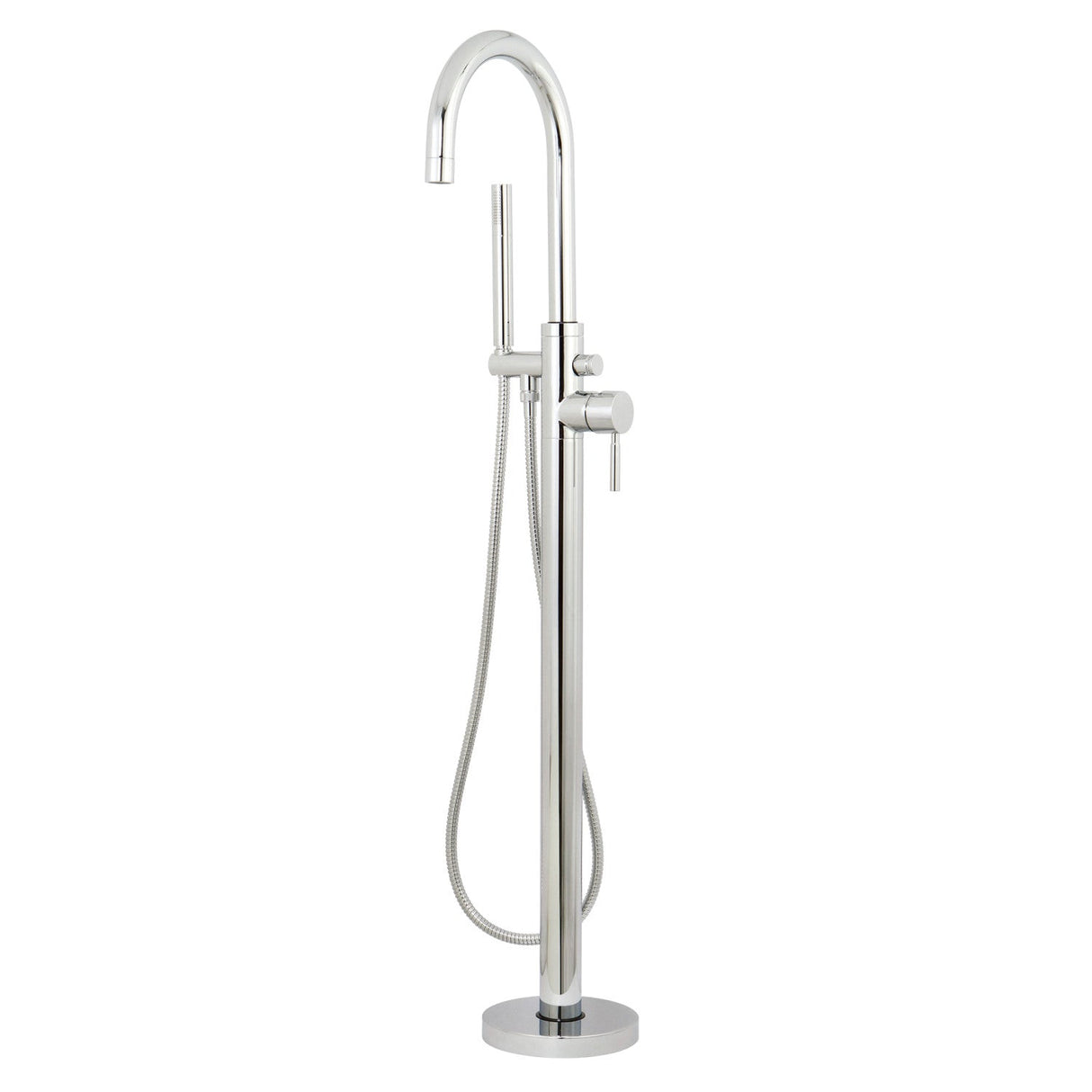 Concord KS8151DL Single-Handle 1-Hole Freestanding Tub Faucet with Hand Shower, Polished Chrome