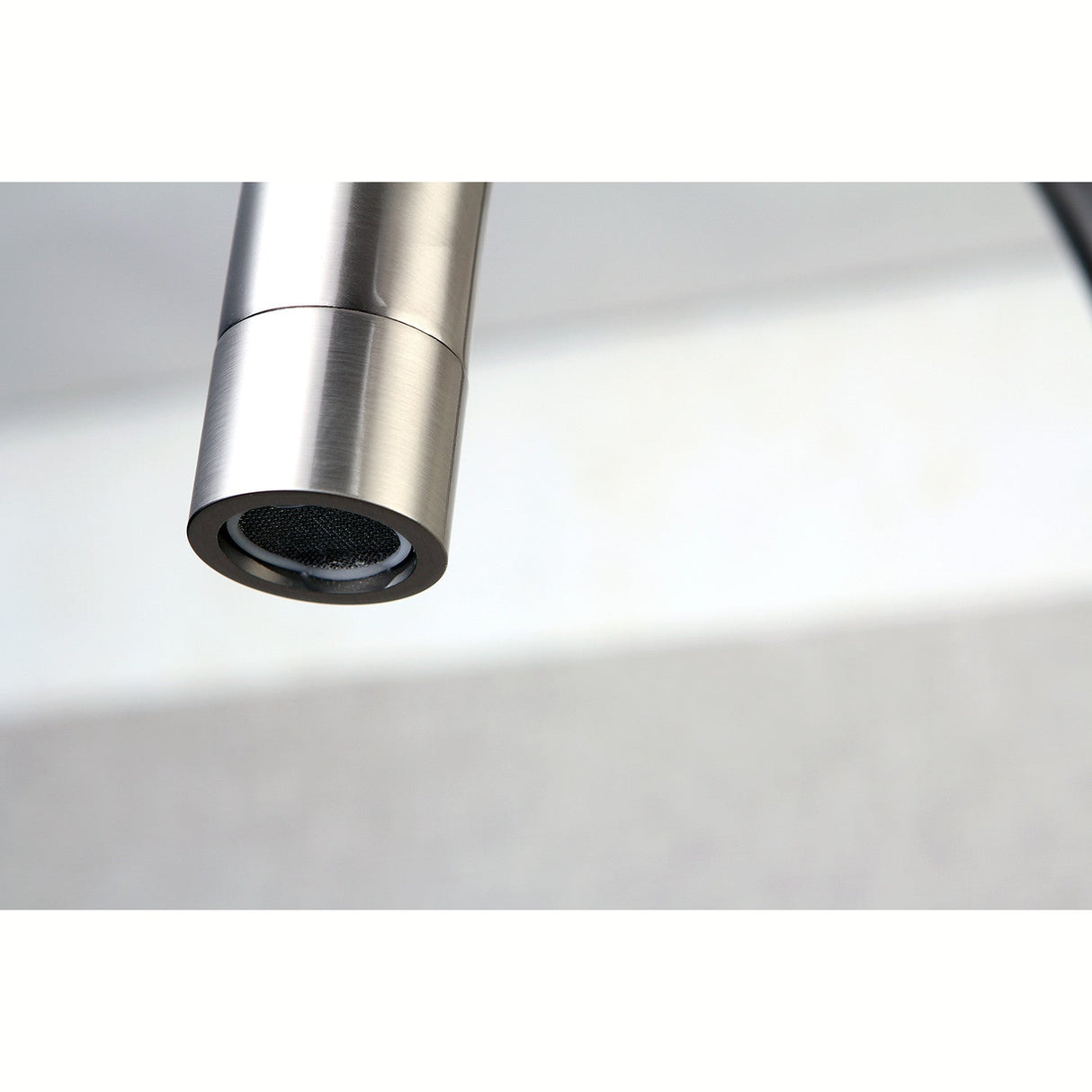 Concord KS8158DL Single-Handle 1-Hole Freestanding Tub Faucet with Hand Shower, Brushed Nickel