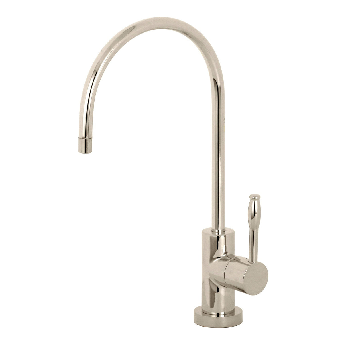 Nustudio KS8196NKL Single-Handle 1-Hole Deck Mount Water Filtration Faucet, Polished Nickel