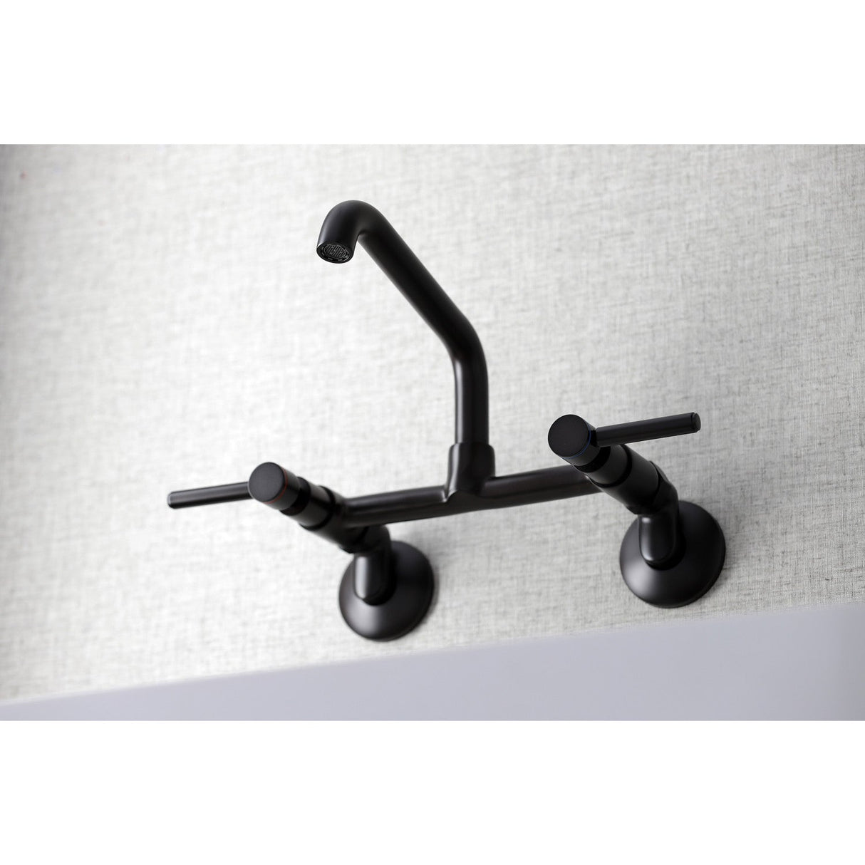 Concord KS823ORB Two-Handle 2-Hole Wall Mount Kitchen Faucet, Oil Rubbed Bronze