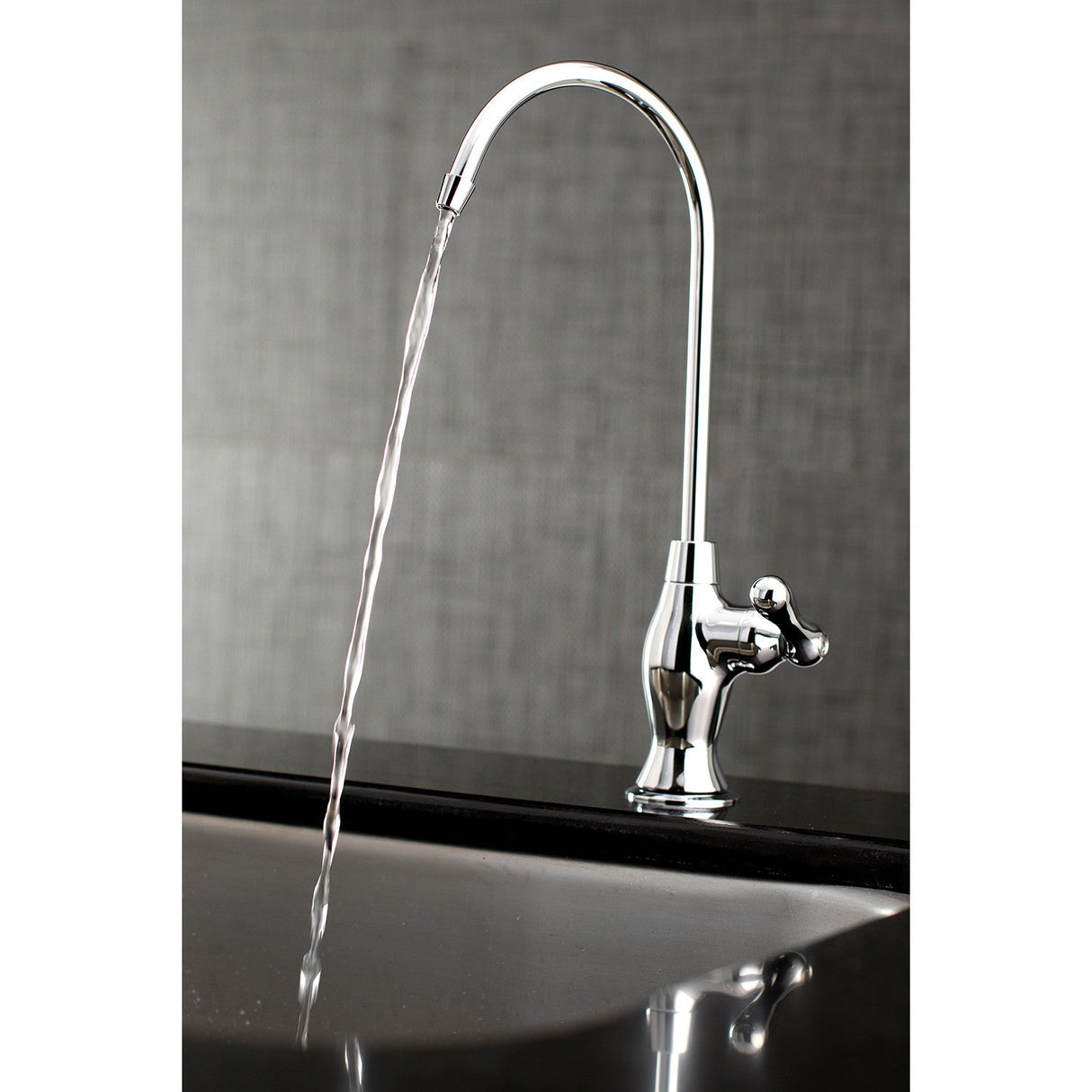 Restoration KSAG3191AL Single-Handle 1-Hole Deck Mount Water Filtration Faucet, Polished Chrome