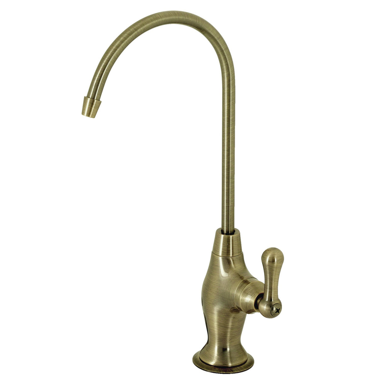 Restoration KSAG3193AL Single-Handle 1-Hole Deck Mount Water Filtration Faucet, Antique Brass