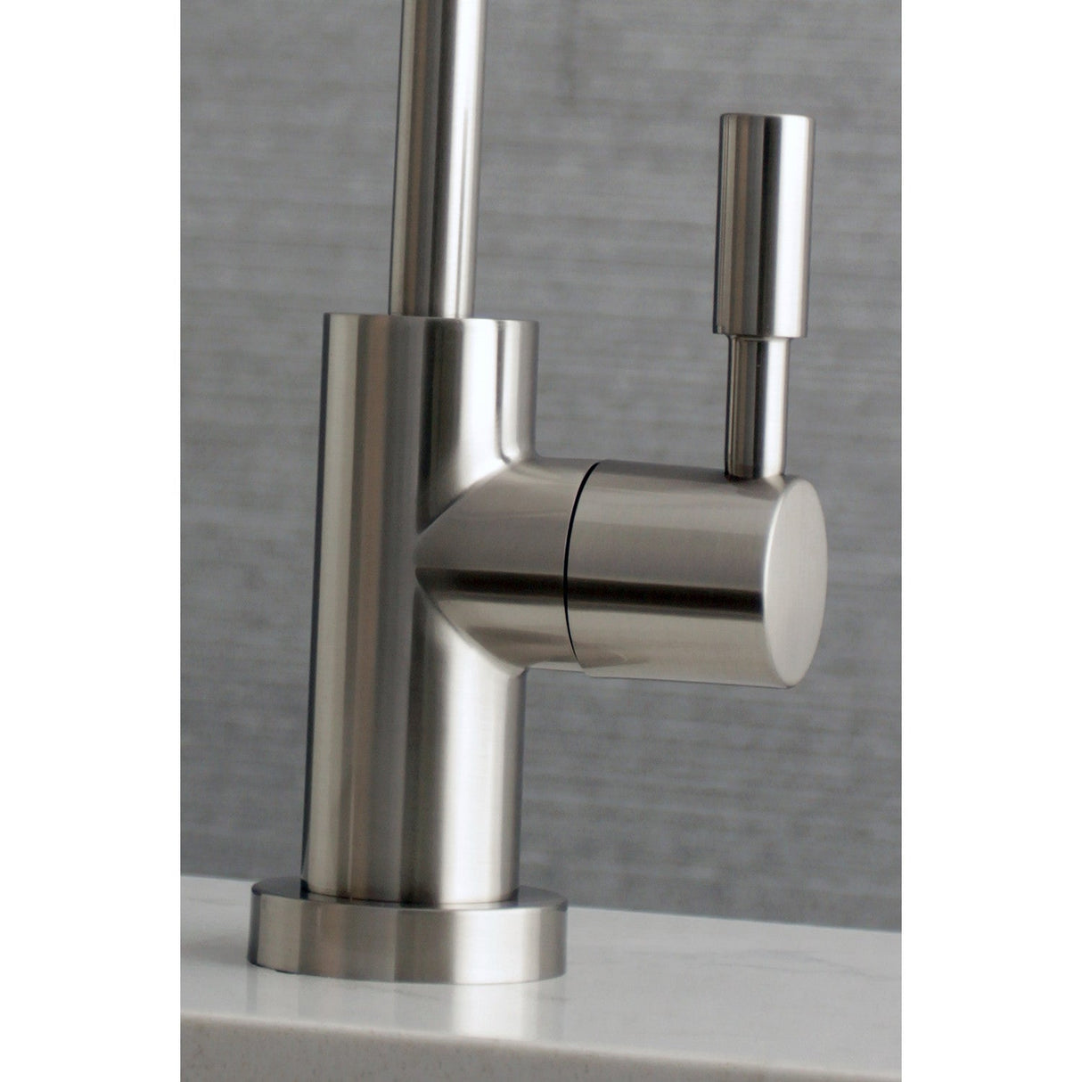 Concord KSAG8198DL Single-Handle 1-Hole Deck Mount Water Filtration Faucet, Brushed Nickel