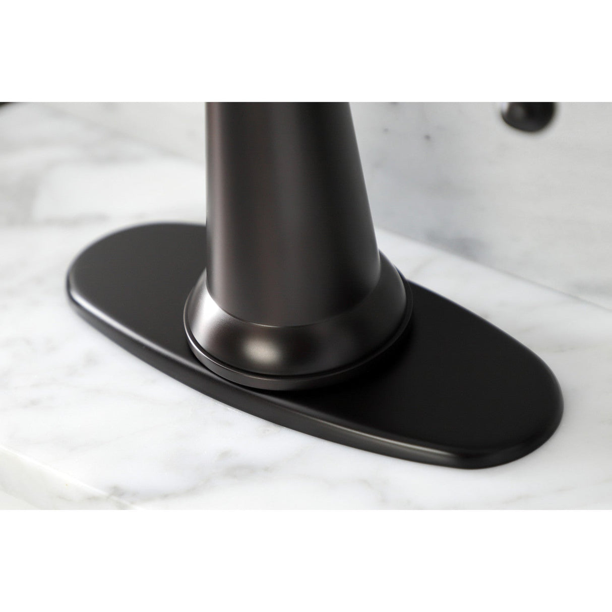 Nautical KSD154BXORB Single-Handle 1-Hole Deck Mount Bathroom Faucet with Push Pop-Up and Deck Plate, Oil Rubbed Bronze