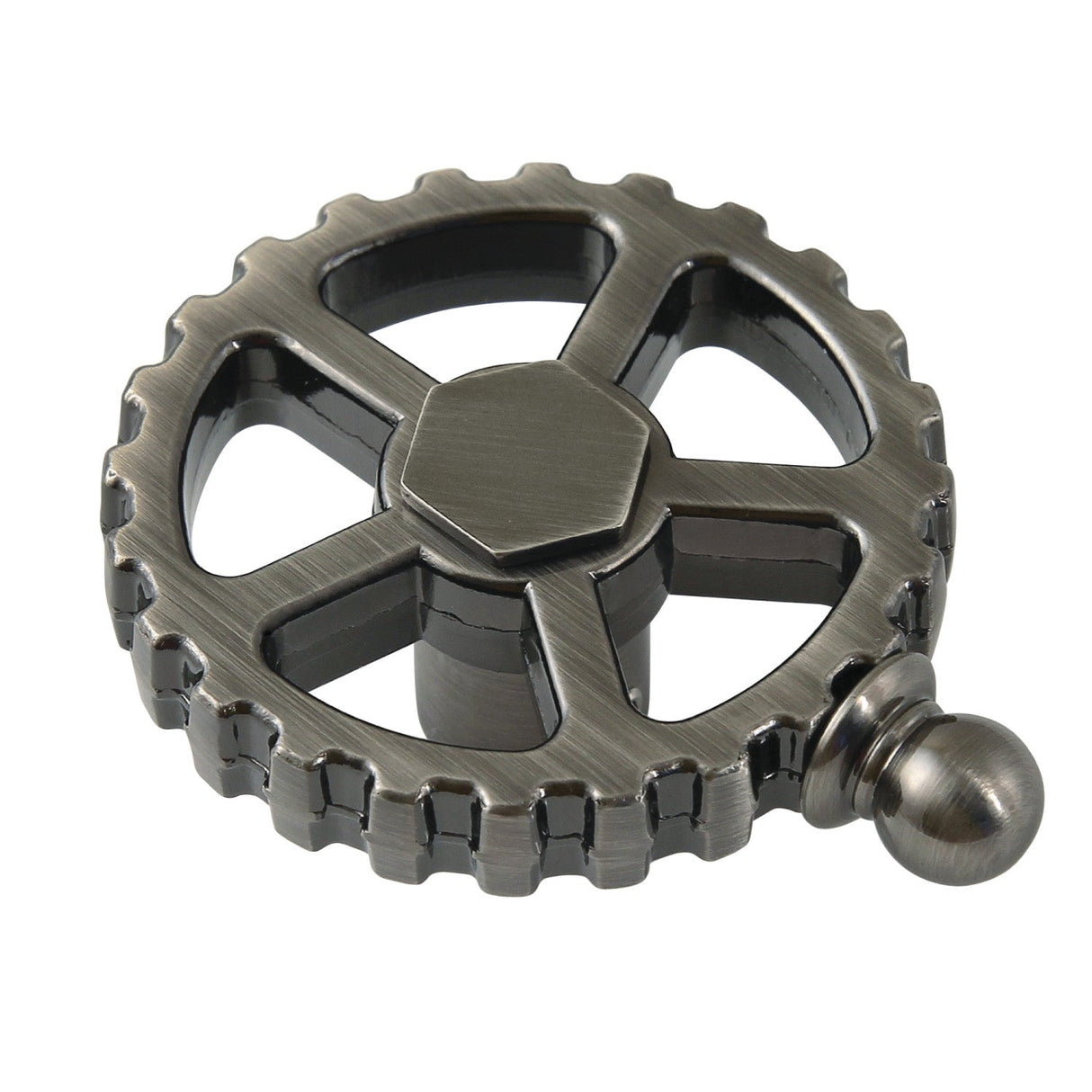Fuller KSDH2944CG Machine Gear Style Handle, Black Stainless