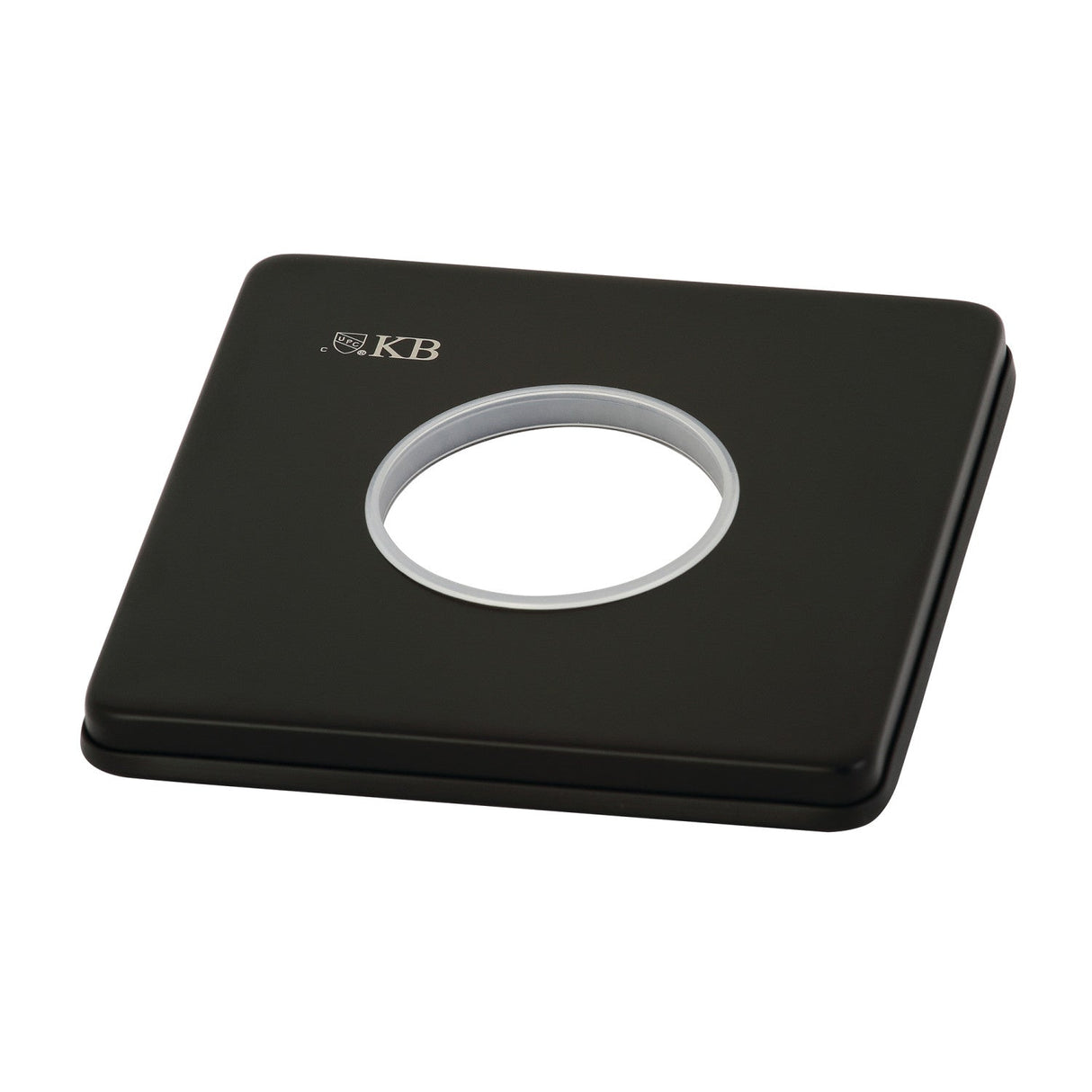 KSE3040 Brass Escutcheon Plate, Matte Black