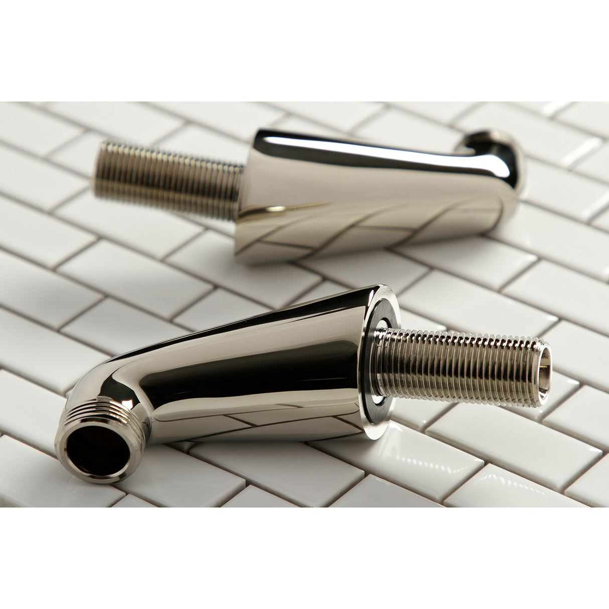 Vintage KSEL267PN Brass Deck Mount Tub Faucet Riser (KS267PN), Polished Nickel