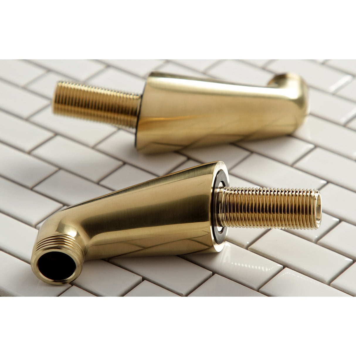 Vintage KSEL267SB Brass Deck Mount Tub Faucet Riser (KS267SB), Brushed Brass