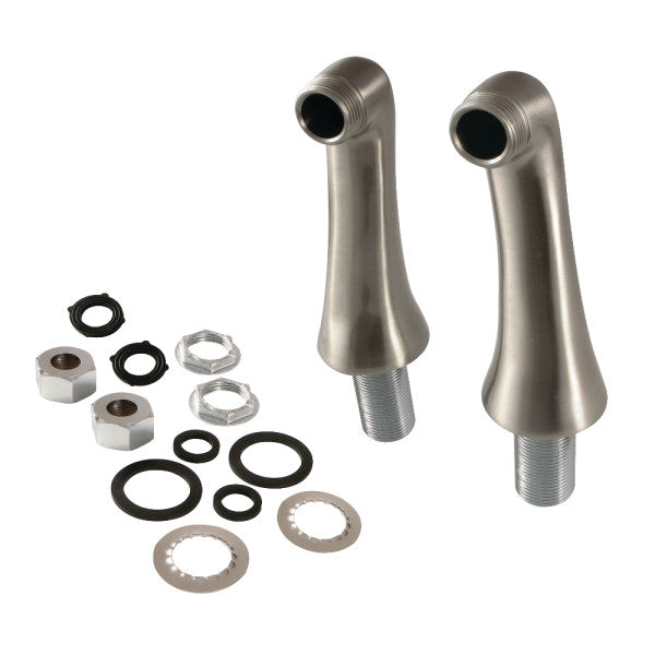 KSEL268SN Brass Deck Mount Tub Faucet Riser (KS268SN), Brushed Nickel