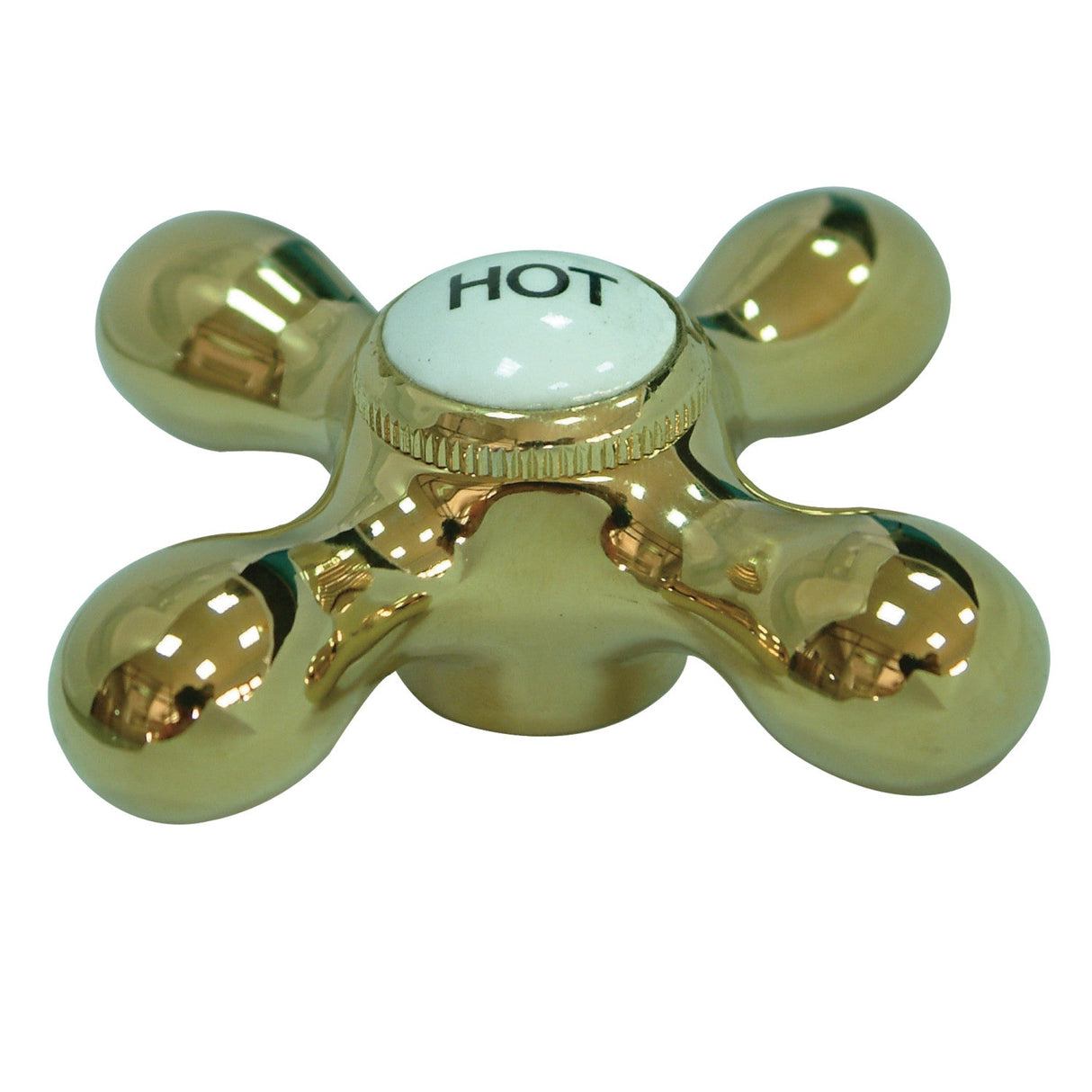 KSH1162AXH Hot Metal Cross Handle, Polished Brass