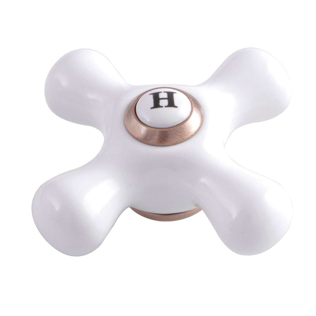 KSH116PXACH Hot Porcelain Cross Handle, Antique Copper