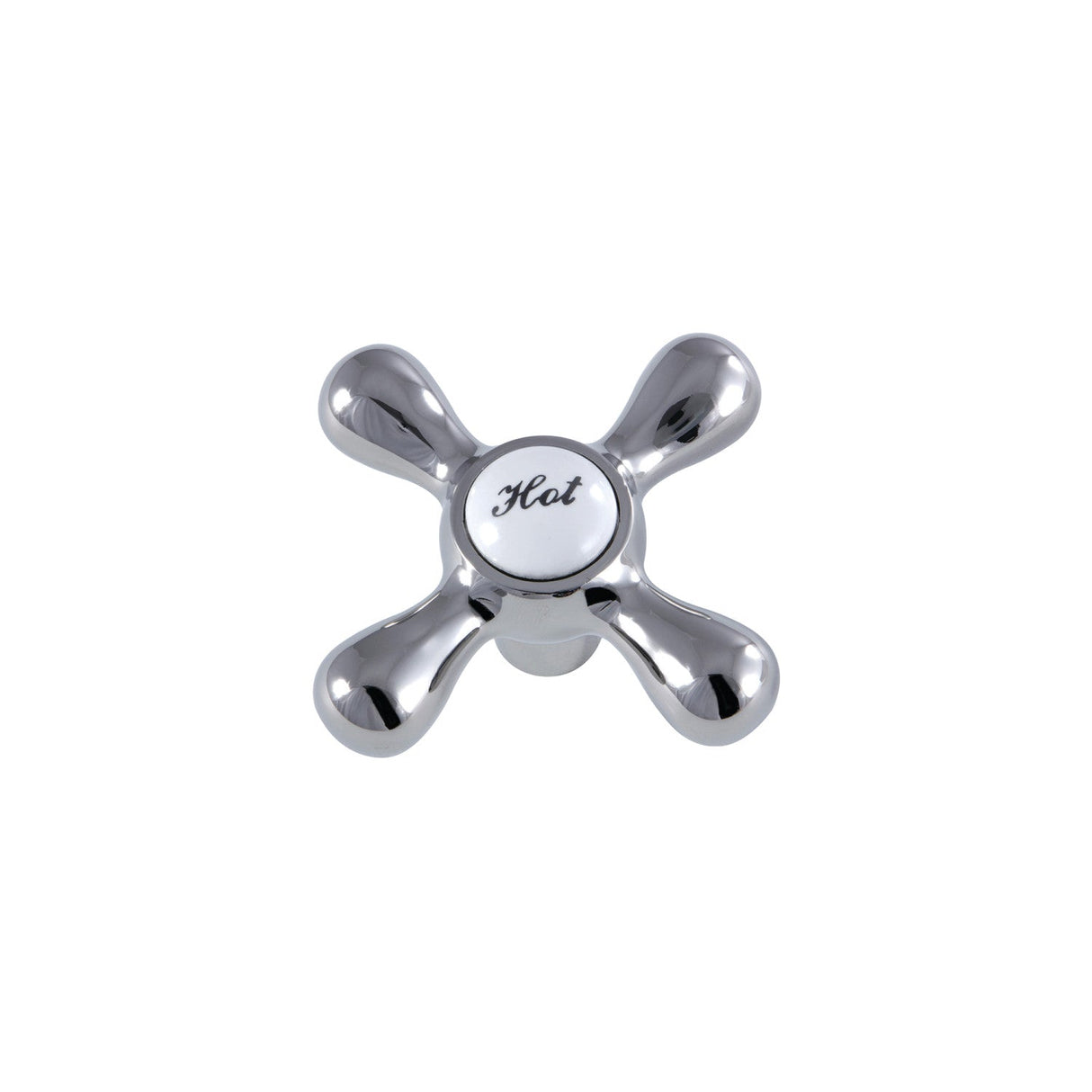 KSH213PNH Hot Metal Cross Handle, Polished Nickel