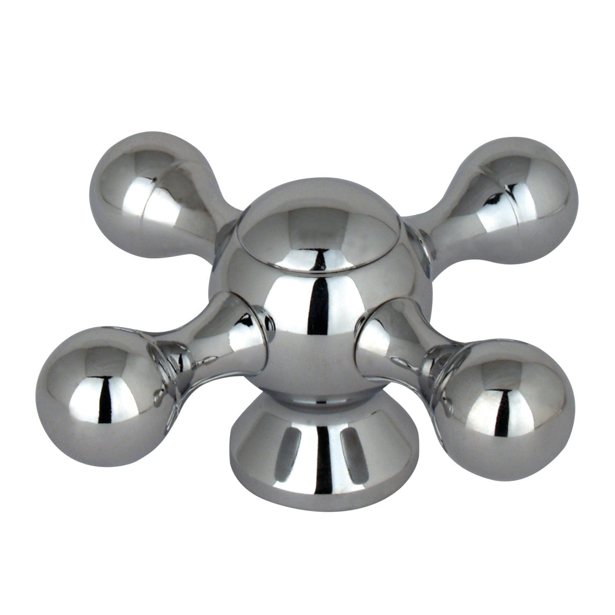 KSH2491KX Metal Cross Handle, Polished Chrome