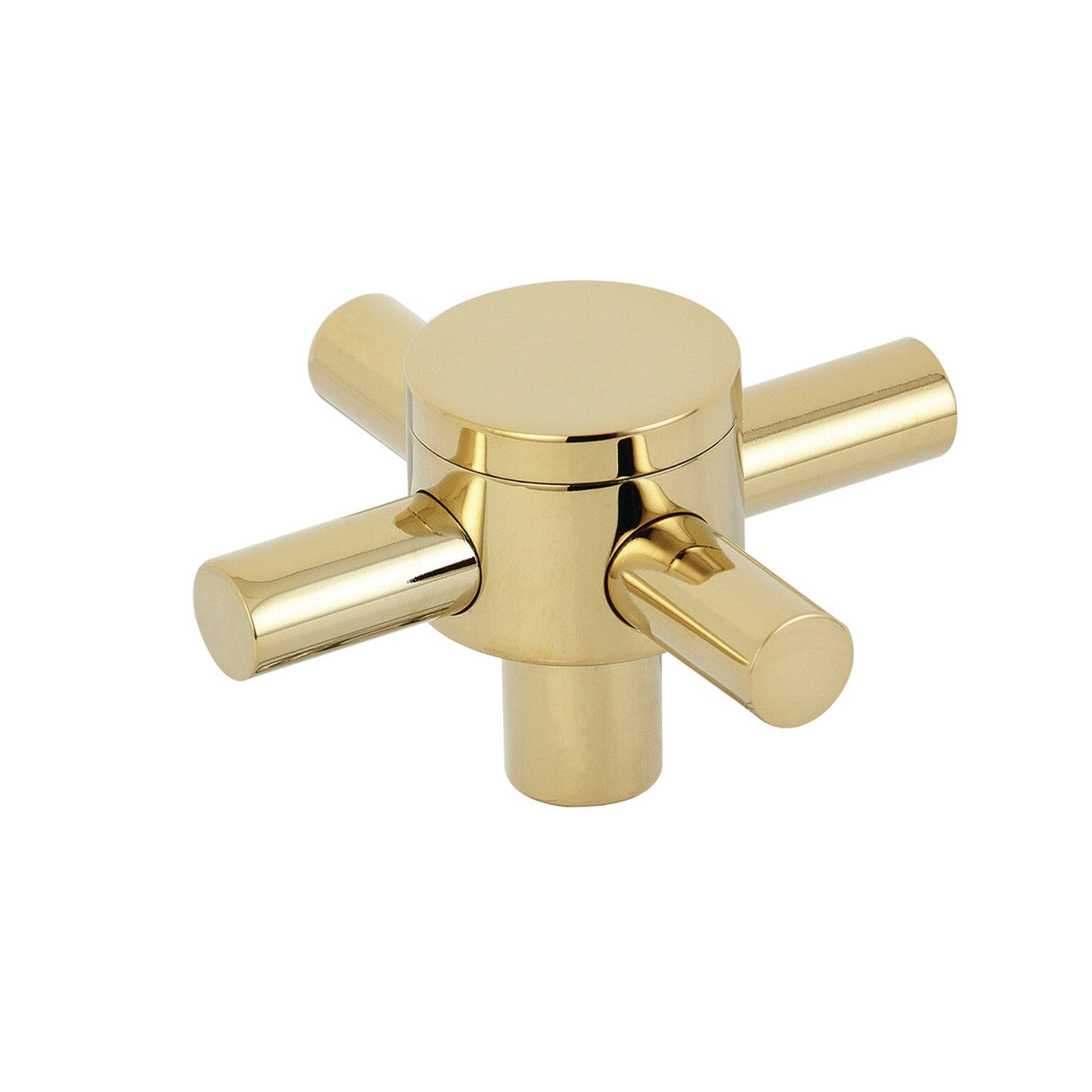 KSH2962DX Metal Cross Handle, Polished Brass