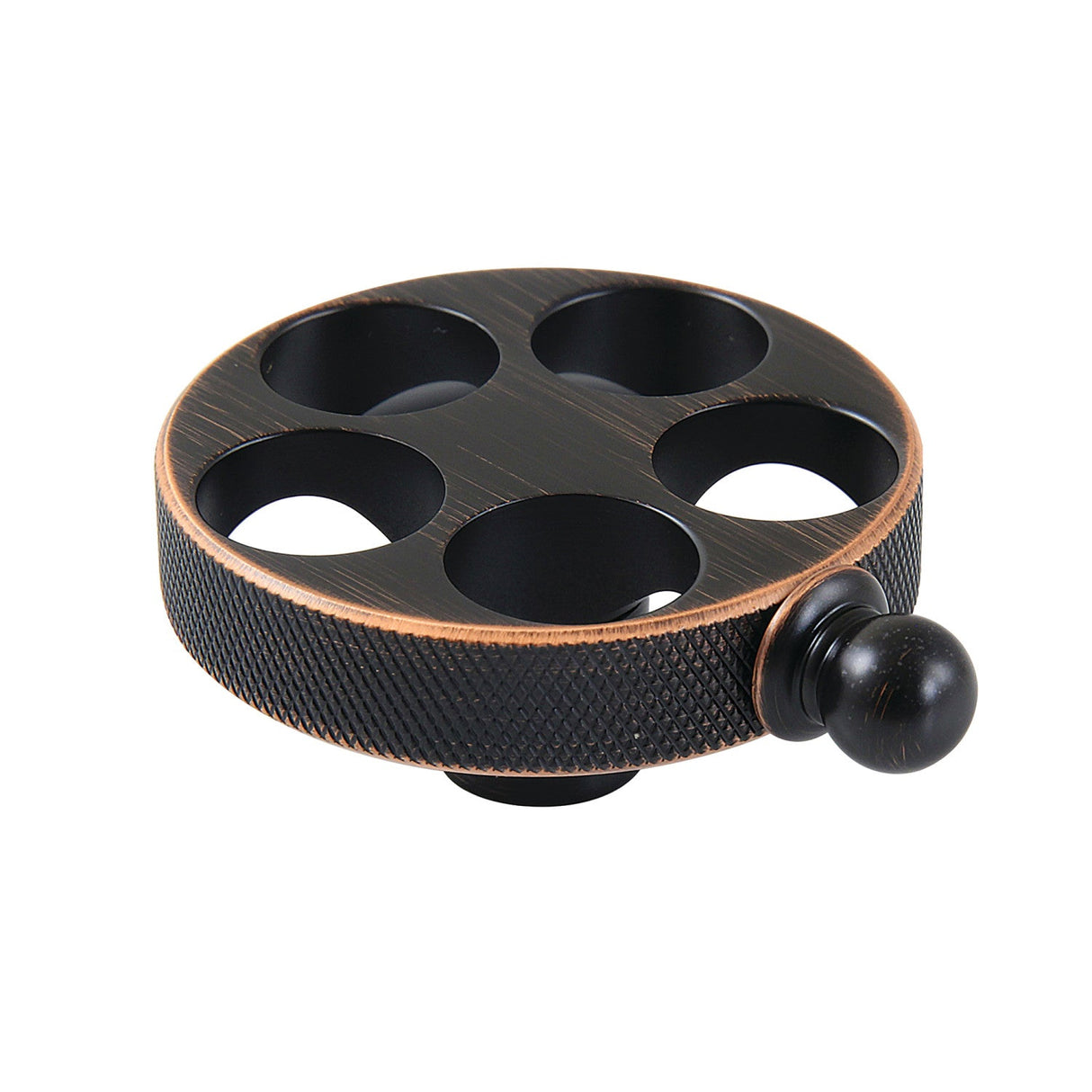 Wendell KSH296RKZNB Knurled Wheel Handle, Naples Bronze