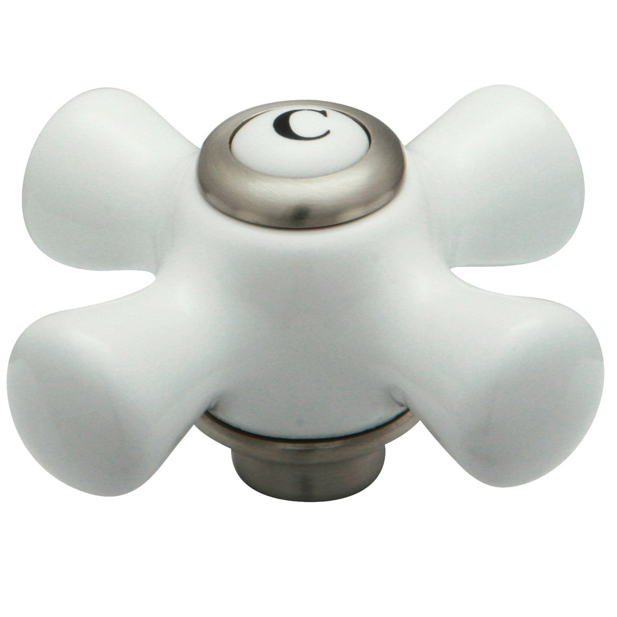 KSH3228PXC Cold Metal Cross Handle, Brushed Nickel