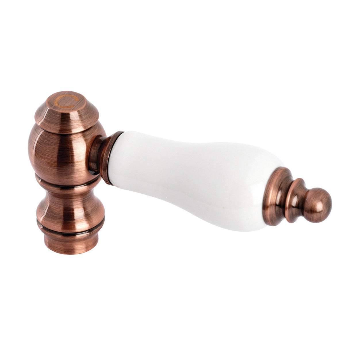 KSH322PLACC Cold Porcelain Lever Handle, Antique Copper