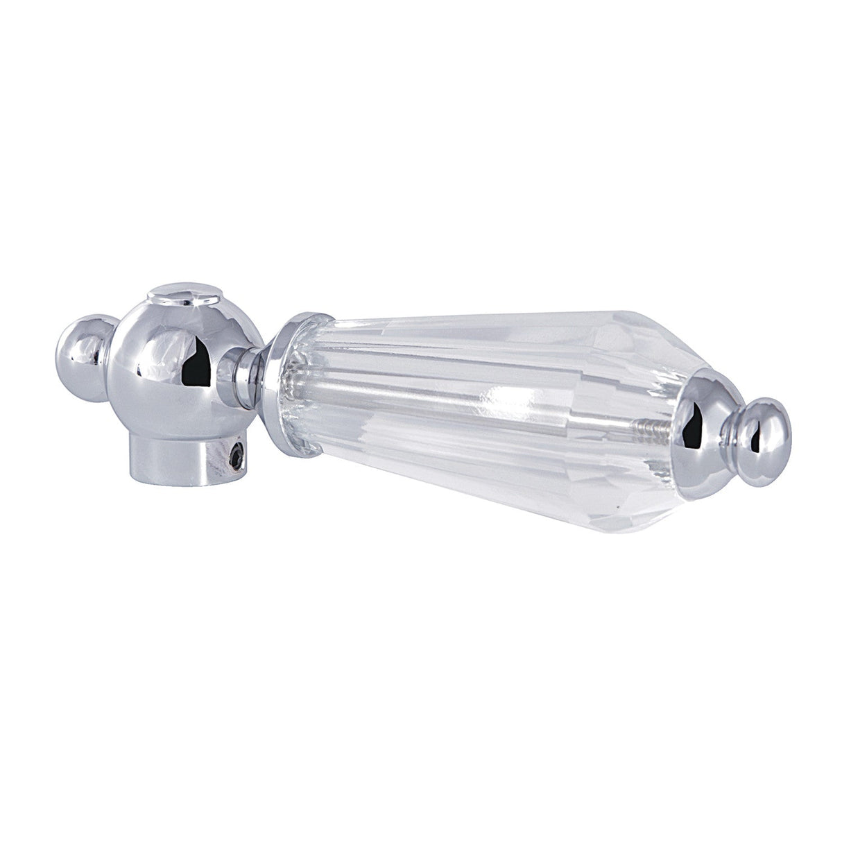 Wilshire KSH3961WLL Crystal Lever Handle, Polished Chrome