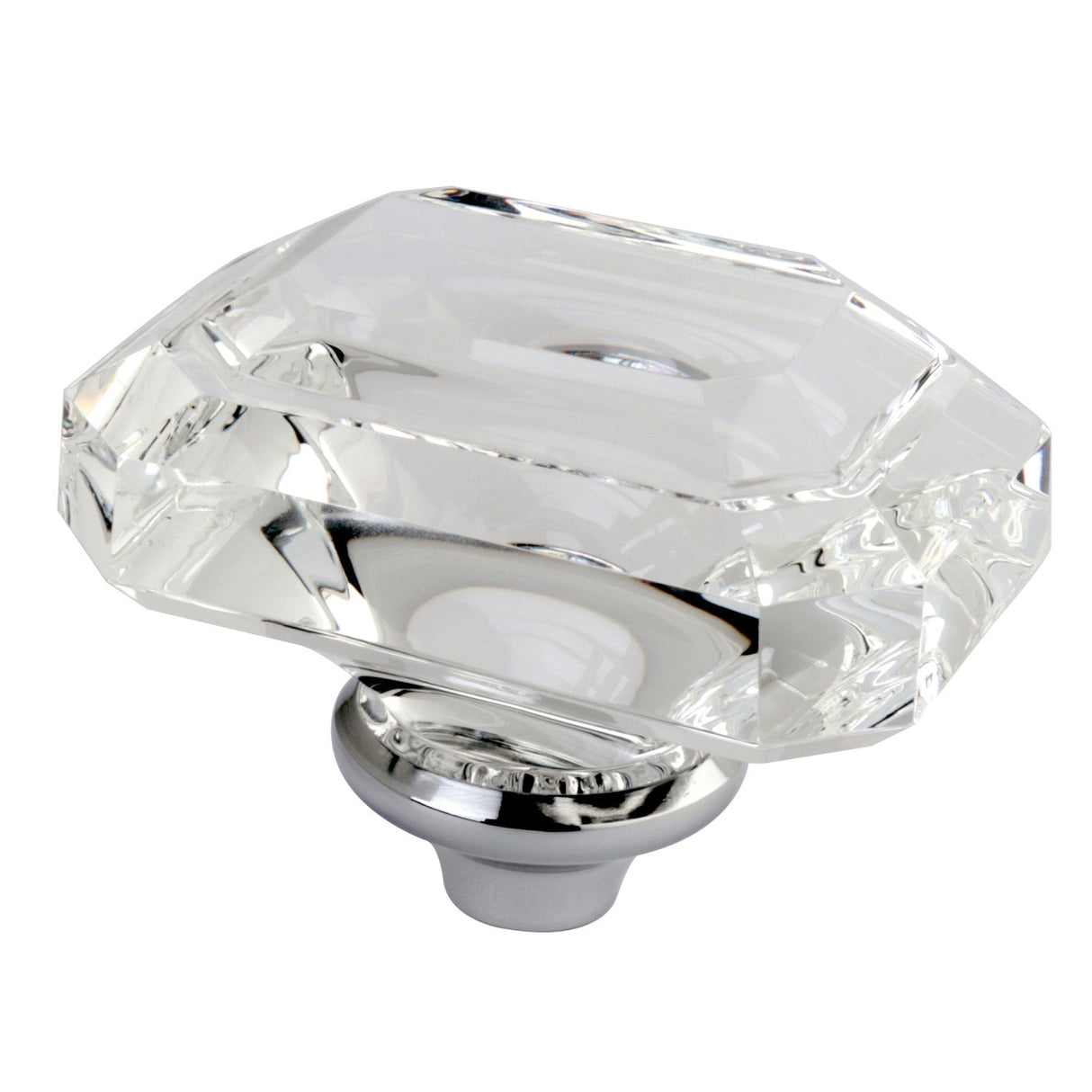 KSH4461WQL Acrylic Knob Handle, Polished Chrome