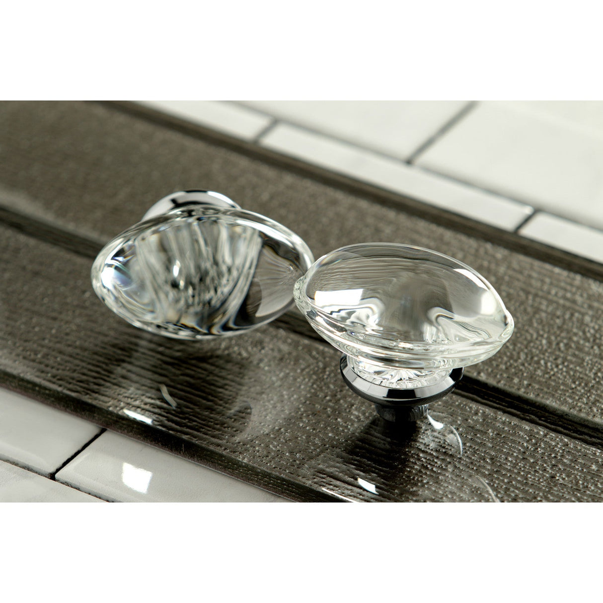 KSH4461WVL Acrylic Knob Handle, Polished Chrome