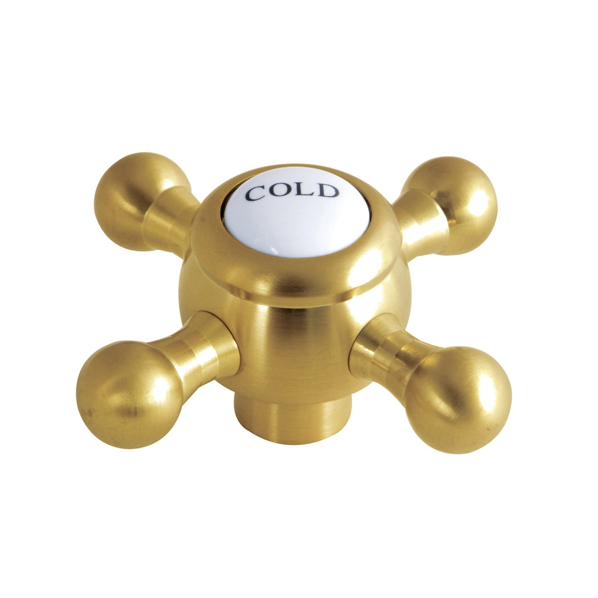 KSH4467BXC Cold Metal Cross Handle, Brushed Brass