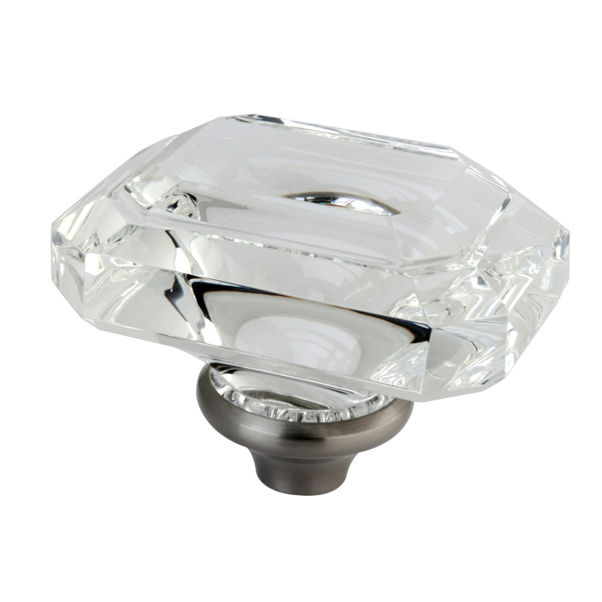 KSH4468WQL Acrylic Knob Handle, Brushed Nickel
