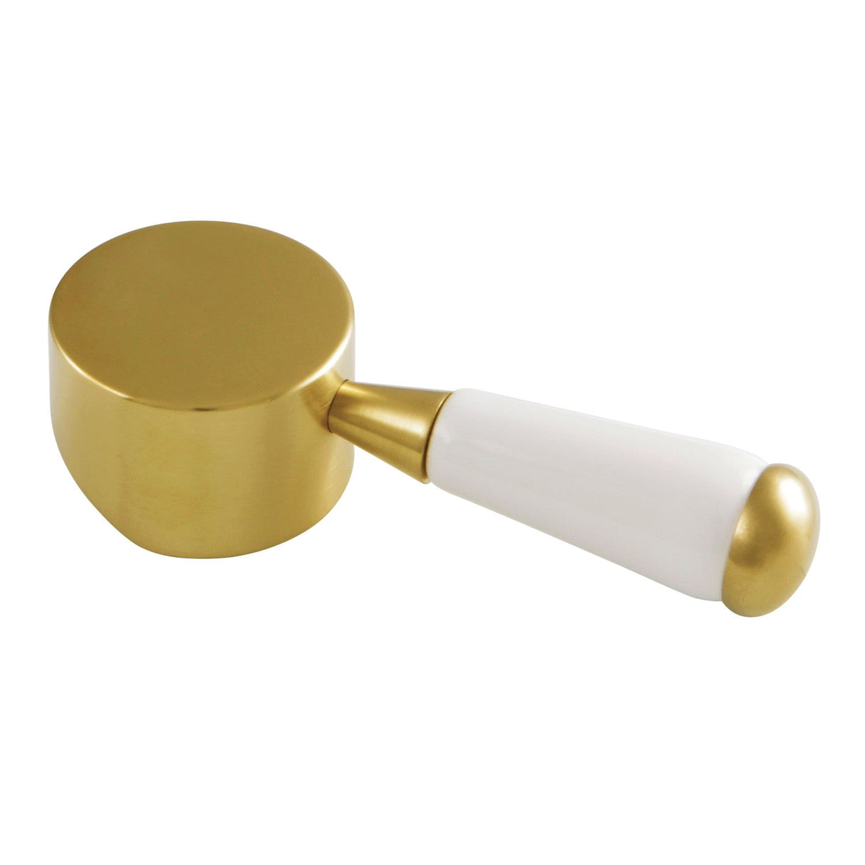 Paris KSH7417DPL Porcelain Lever Handle, Brushed Brass
