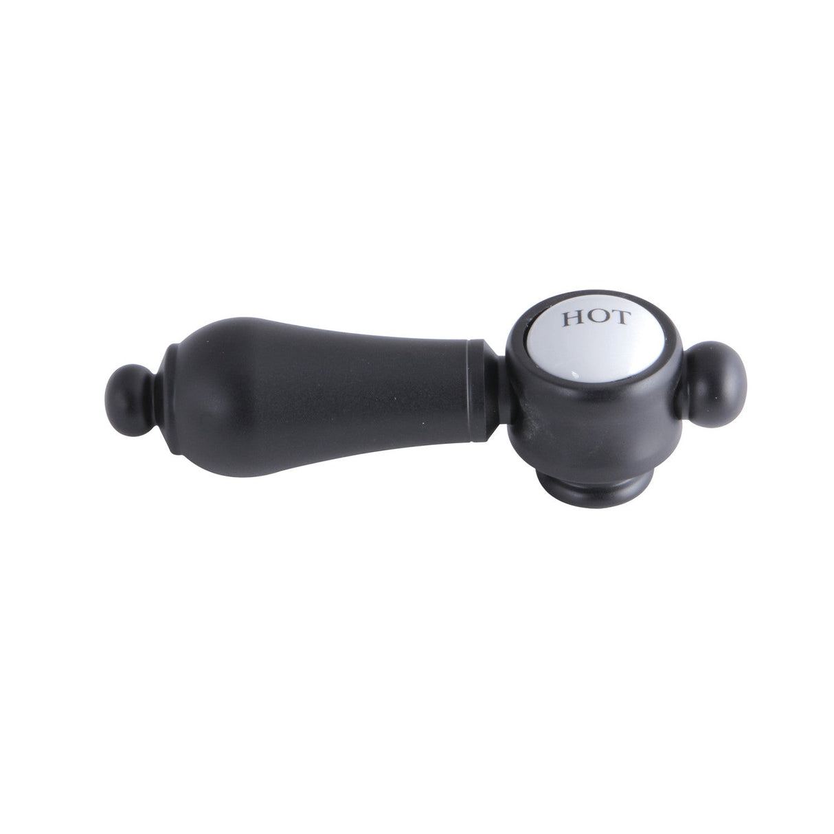 Heirloom KSH7610BALH Hot Metal Lever Handle, Matte Black