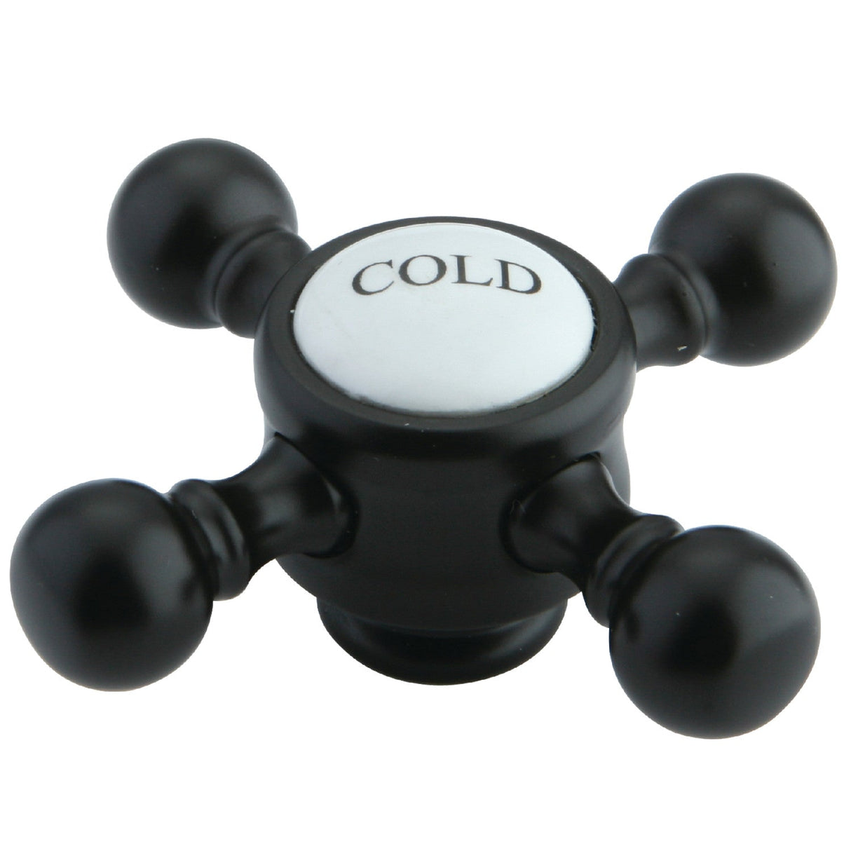 KSH7615BXC Cold Brass Cross Handle, Oil Rubbed Bronze