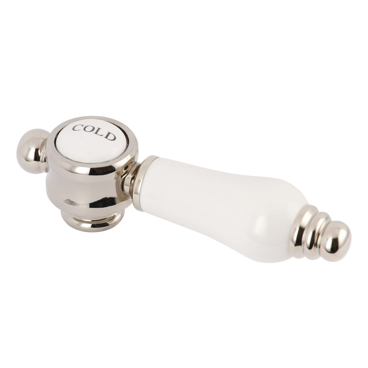 KSH7616BPLC Cold Porcelain Lever Handle, Polished Nickel